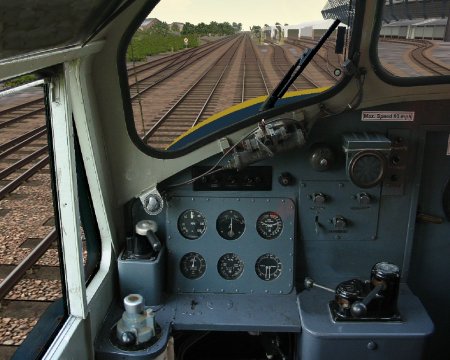 Deltic cab shot