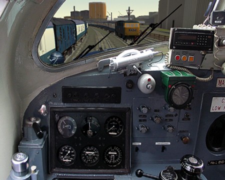 Deltic cab shot