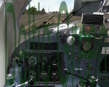 Deltic cab shot